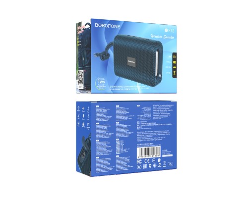 Портативна колонка BOROFONE BR18 Encourage sports BT speaker Navy Blue (6974443381320)