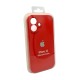 Чохол для смартфона Silicone Full Case AA Camera Protect for Apple iPhone 16 21,Rose Red (FullAAi16-21)