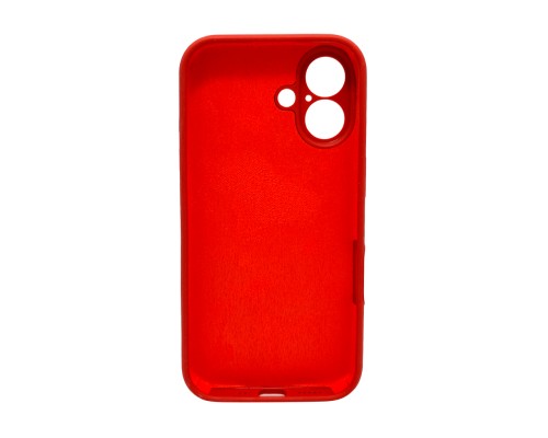 Чохол для смартфона Silicone Full Case AA Camera Protect for Apple iPhone 16 21,Rose Red (FullAAi16-21)