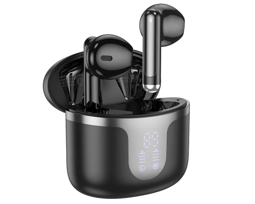 Бездротові навушники HOCO EQ7 Snowflake true wireless BT headset Black (6942007617727)