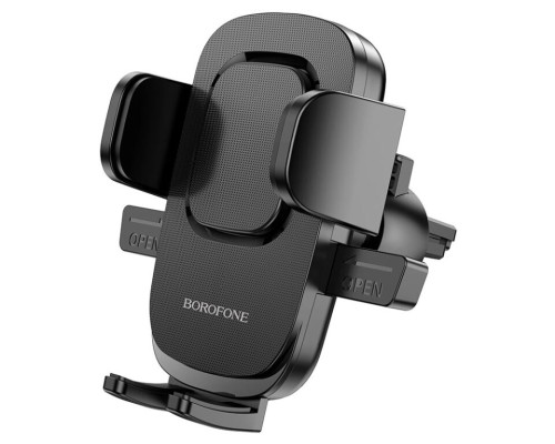 Автотримач для телефона BOROFONE BH69 air outlet car holder Black (6974443384413)