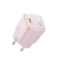 Мережевий зарядний пристрій Baseus PicoGo GaN Fast Charger 1C 45W EU Baby Pink (P10176800413-00)