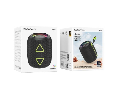 Портативна колонка BOROFONE BR36 Lucy sports BT speaker Black (6941991104350)