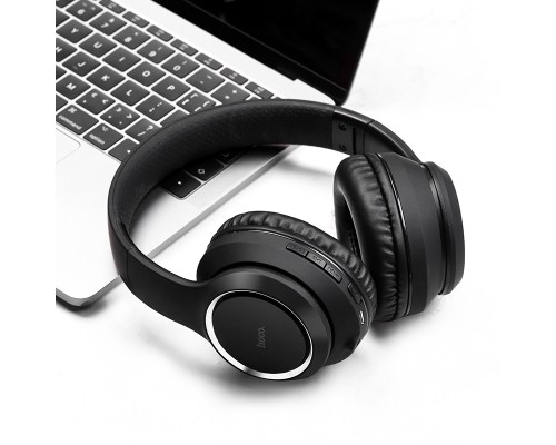 Бездротові накладні навушники HOCO W28 Journey wireless headphones Black (6931474723048)