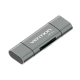 Кардрідер Vention USB3.0 Multi-function Card Reader Gray Metal Type (CCHH0) (CCHH0)