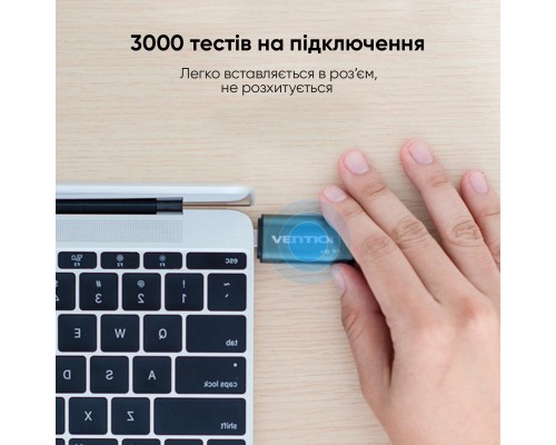 Кардрідер Vention USB3.0 Multi-function Card Reader Gray Metal Type (CCHH0) (CCHH0)