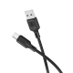 Кабель BOROFONE BX113 Lenny silicone charging data cable Type-C(L=3M) Black (6941991115554)