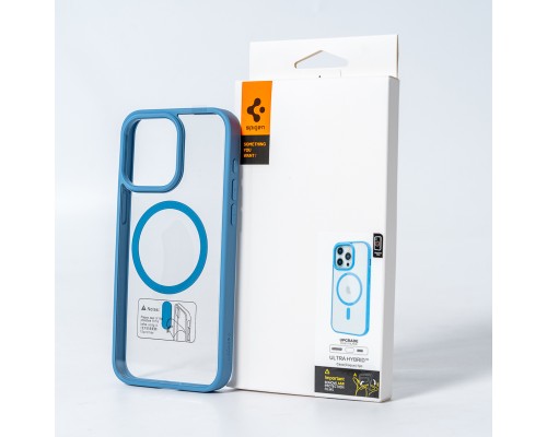 Чохол для смартфона Spigen AAA Magnetic Color for Apple iPhone 15 Pro Max Light Blue (SPGMGCOL15ProMaxLight)