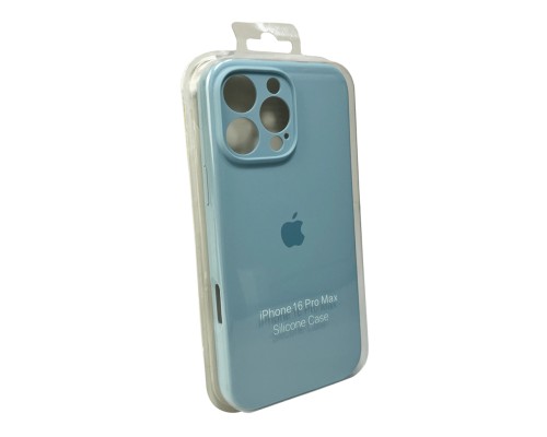 Чохол для смартфона Silicone Full Case AA Camera Protect for Apple iPhone 16 Pro Max 27,Mist Blue (FullAAi16PM-27)