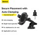 Автотримач для телефона Baseus UltraControl Pro Series Clamp-Type Car Holder Set Cluster Black (C40351600113-00)