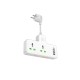 Мережевий подовжувач HOCO  AC11A Voyage 2-position expansion socket(1C3A) (8.5 cm) White (6942007607063)