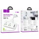 Мережевий подовжувач HOCO  AC11A Voyage 2-position expansion socket(1C3A) (8.5 cm) White (6942007607063)