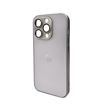 Чохол для смартфона AG Glass Matt Frame Color Logo for Apple iPhone 15 Pro Titanium Grey (AGMattFrameiP15PGrey)