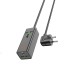 Мережевий подовжувач HOCO AC9A Talent PD30W(1C2A with 1 socket) desktop charger Black (6942007601634)