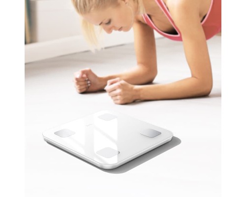 Ваги підлогові HOCO HI21 Smart body fat scale White (6942007624121)