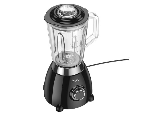 Блендер HOCO HE33 1.5L electric retro juicer blender (EU) Black (6942007638234)