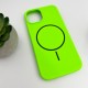 Чохол для смартфона Cosmic Silicone Case Magnetic for Apple iPhone 14 53,Shiny Green (SilMag14-53)