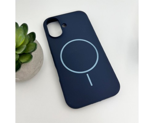 Чохол для смартфона Cosmic Silicone Case Magnetic for Apple iPhone 16 8,Dark Blue (SilMag16-8)