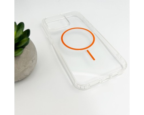 Чохол Cosmic Acrylic Thin Magnetic for Apple iPhone 14 Pro Orange (AcColMagi14pOrange)