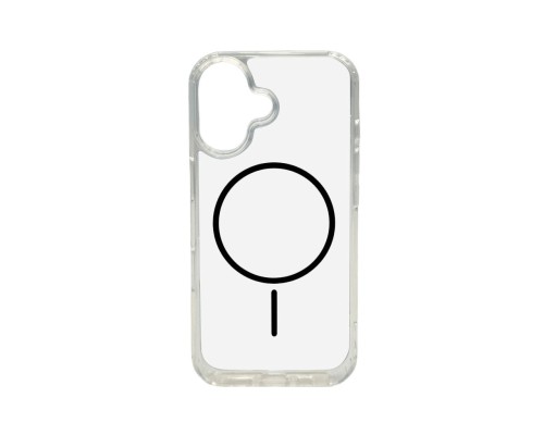 Чохол Cosmic Acrylic Thin Magnetic for Apple iPhone 16 Black (AcColMagi16Black)