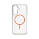 Чохол Cosmic Acrylic Thin Magnetic for Samsung Galaxy S25 Orange (AcColMagiSS25Orange)