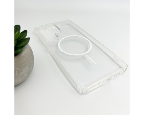 Чохол Cosmic Acrylic Thin Magnetic for Samsung Galaxy S25 Ultra White (AcColMagiSS25PUWhite)