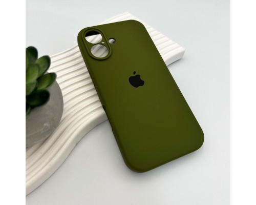 Чохол для смартфона Silicone Full Case AA Camera Protect for Apple iPhone 17 29,Army Green (FullAAi17-29)