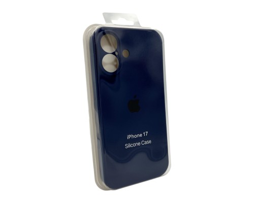 Чохол для смартфона Silicone Full Case AA Camera Protect for Apple iPhone 17 39,Navy Blue (FullAAi17-39)
