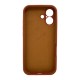 Чохол для смартфона Silicone Full Case AA Camera Protect for Apple iPhone 17 42,Saddle Brown (FullAAi17-42)