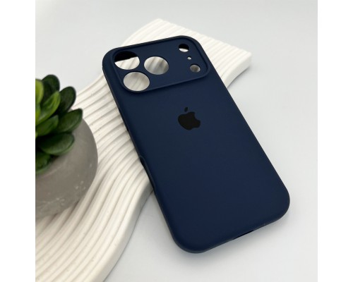 Чохол для смартфона Silicone Full Case AA Camera Protect for Apple iPhone 17 Pro 7,Dark Blue (FullAAi17P-7)