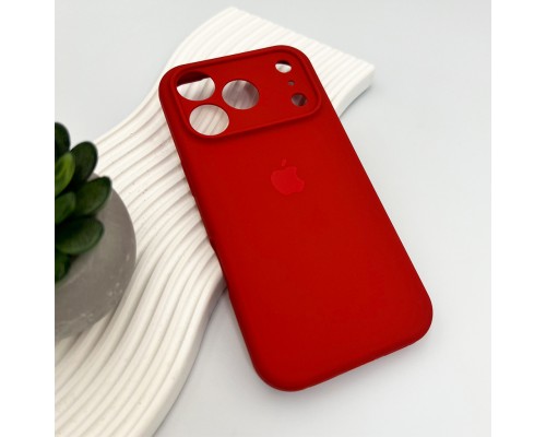 Чохол для смартфона Silicone Full Case AA Camera Protect for Apple iPhone 17 Pro Max 20,China Red (FullAAi17PM-20)