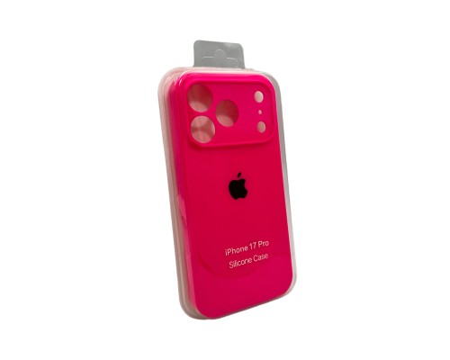 Чохол для смартфона Silicone Full Case AA Camera Protect for Apple iPhone 17 Pro Max 23,Shyny Pink (FullAAi17PM-23)