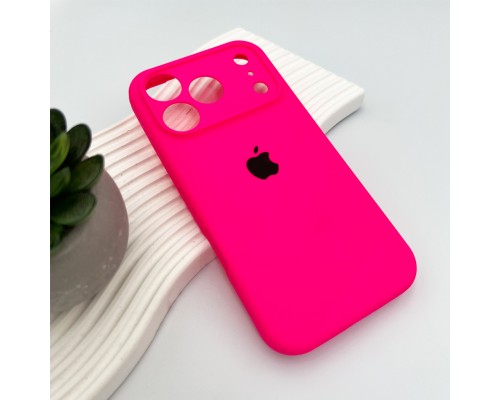 Чохол для смартфона Silicone Full Case AA Camera Protect for Apple iPhone 17 Pro Max 23,Shyny Pink (FullAAi17PM-23)