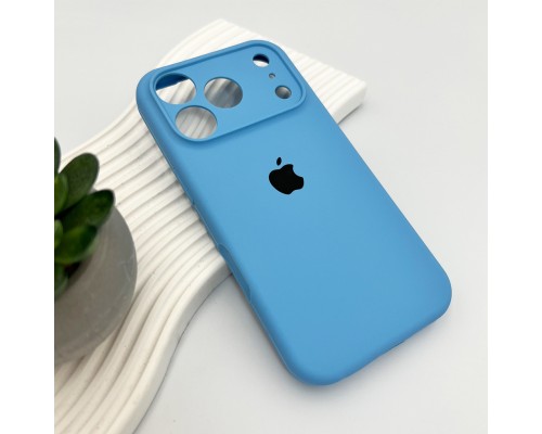 Чохол для смартфона Silicone Full Case AA Camera Protect for Apple iPhone 17 Pro Max 49,Cornflower (FullAAi17PM-49)