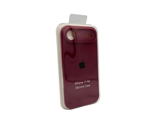 Чохол для смартфона Silicone Full Case AA Camera Protect for Apple iPhone 17 Air 47,Plum (FullAAi17A-47)
