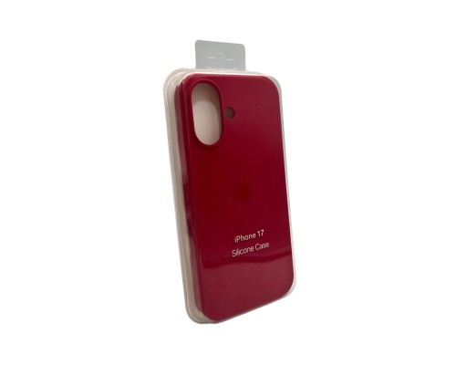 Чохол для смартфона Silicone Full Case AA Open Cam for Apple iPhone 17 21,Rose Red (FullOpeAAi17-21)