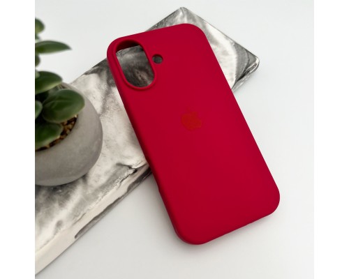 Чохол для смартфона Silicone Full Case AA Open Cam for Apple iPhone 17 21,Rose Red (FullOpeAAi17-21)