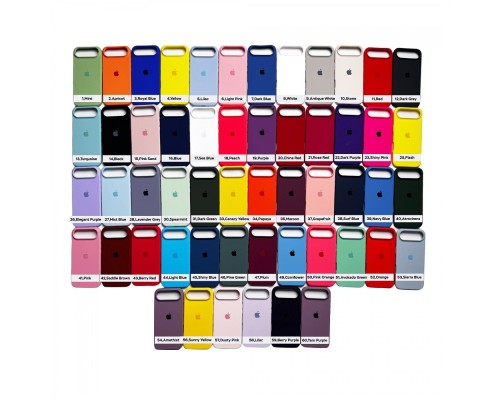 Чохол для смартфона Silicone Full Case AA Open Cam for Apple iPhone 17 39,Navy Blue (FullOpeAAi17-39)