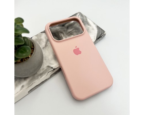 Чохол для смартфона Silicone Full Case AA Open Cam for Apple iPhone 17 Pro 15,Pink Sand (FullOpeAAi17P-15)