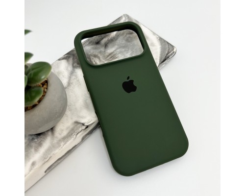 Чохол для смартфона Silicone Full Case AA Open Cam for Apple iPhone 17 Pro 31,Dark Green (FullOpeAAi17P-31)