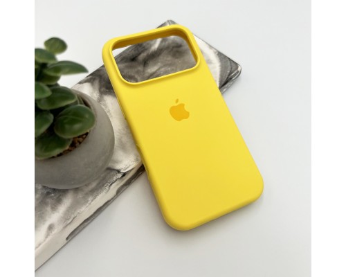 Чохол для смартфона Silicone Full Case AA Open Cam for Apple iPhone 17 Pro Max 33,Canary Yellow (FullOpeAAi17PM-33)