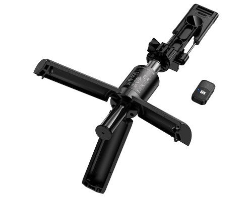 Селфі-трипод BOROFONE BY14 Graceful mini live broadcast holder Black (6941991122958)