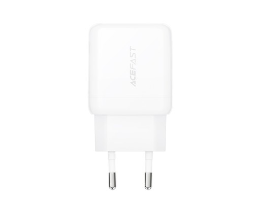Мережевий зарядний пристрій ACEFAST A130 PD20W single USB-C charger White (6974316284659)