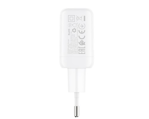Мережевий зарядний пристрій ACEFAST A130 PD20W single USB-C charger White (6974316284659)