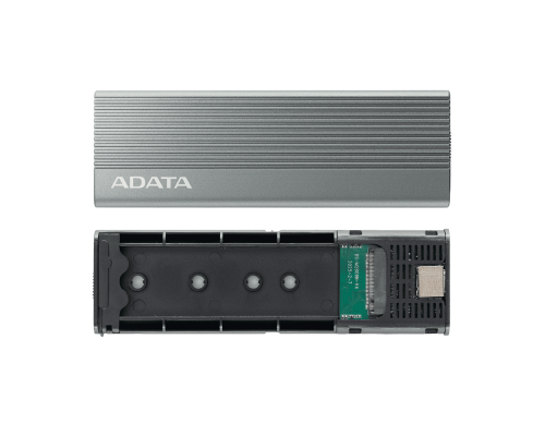 Зовнішня кишеня для накопичувача A-DATA EC680 для SSD M.2 PCIe USB3.2 Gen2 Type-C Gray (EC680-CCGY)