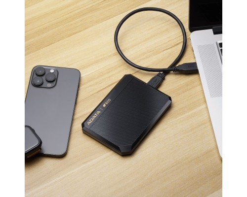 Зовнішня кишеня для накопичувача A-DATA EC600 для 2.5'' HDD/SSD USB3.2 Gen2 Black (EC600-BCBK)