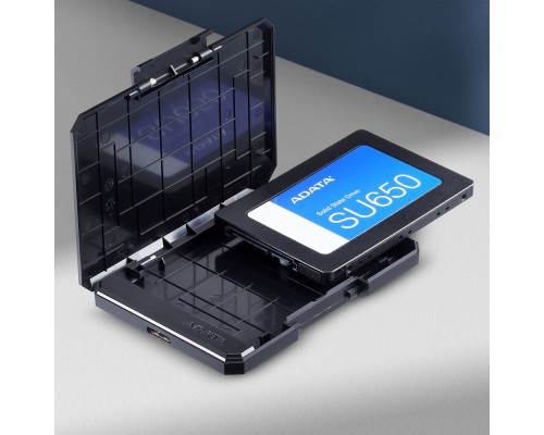 Зовнішня кишеня для накопичувача A-DATA EC600 для 2.5'' HDD/SSD USB3.2 Gen2 Black (EC600-BCBK)