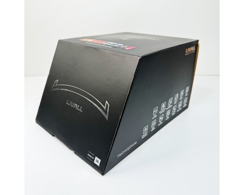 Захисний шолом Livall BH51M NSO (L) Black (57-61см), акустика JBL, мікрофон, сигнали поворотів та стопів, додаток, пульт BR80, застібка, Bluetooth (LIV-JB51MN-5312)