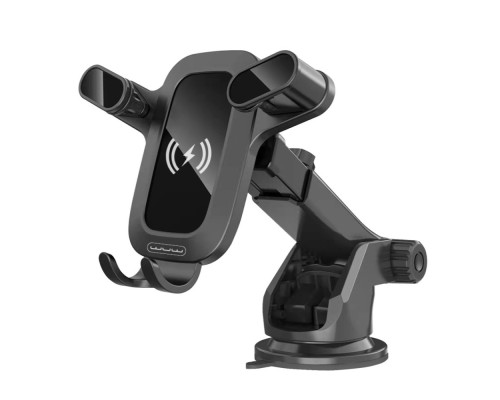 Автотримач для телефона з БЗП WUW-Z30 Black (6972573336265)