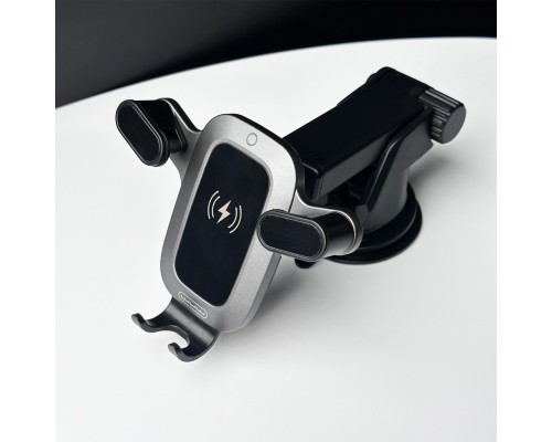 Автотримач для телефона з БЗП WUW-Z30 Black (6972573336265)